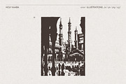 Holy Kaaba Mecca Sketches, an Object Illustration by TheMountBirdStudio (Thumbnail 5 of 6)