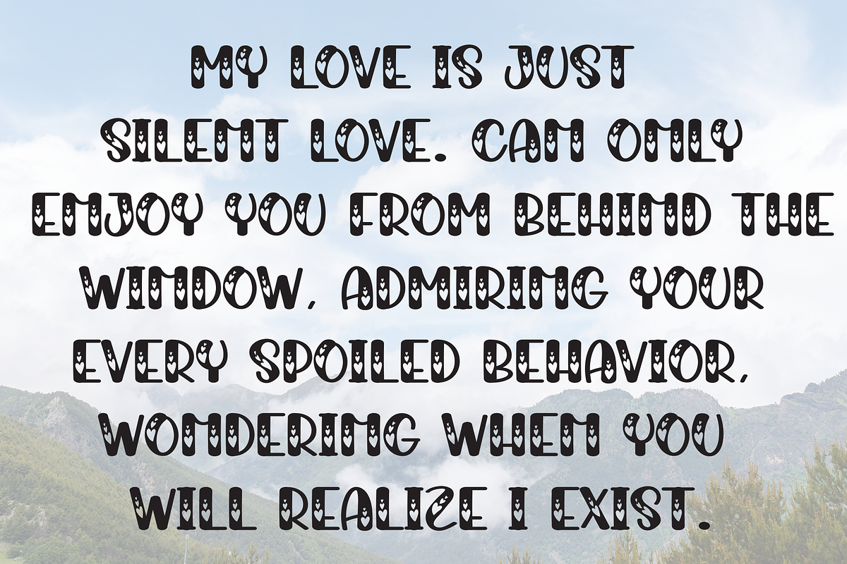 Love Baby | Script Font, a Script Font by Scratchones (Photo 6 of 8)
