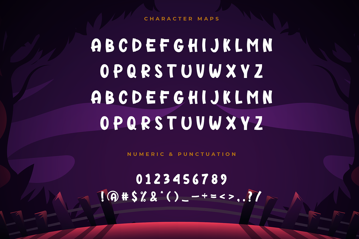 Fancy Halloween Display Font, a Handwritten Font by RT Studio (Photo 11 of 12)