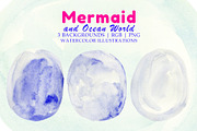 Mermaid and Ocean World, an Illustration by Nadiia Hanina (Thumbnail 6 of 9)