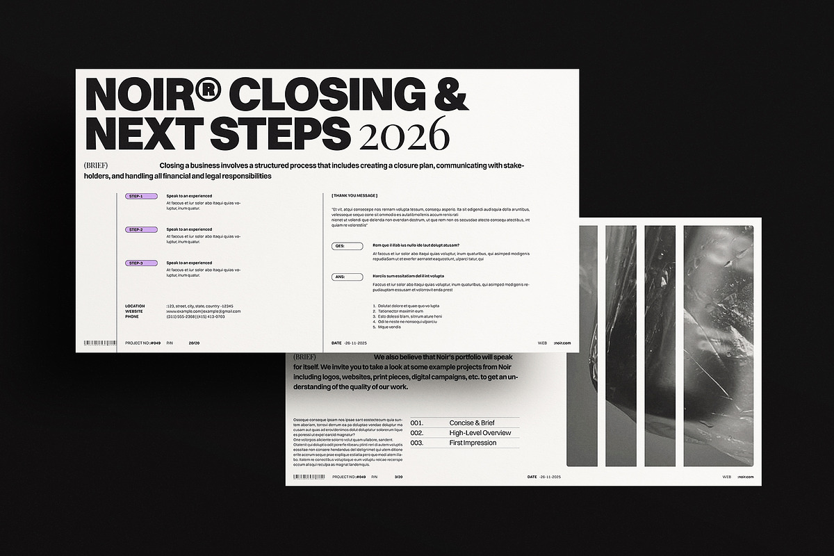 Minimalist Project Proposal Template, a Presentation Template by ArtisanaAura (Photo 8 of 15)