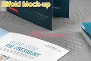 Bifold Brochure Mockup, a Print Template by MockUps Gallery (Thumbnail 6 of 6)
