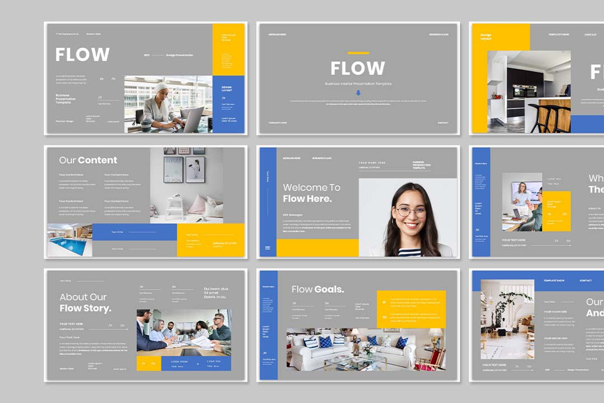 Flow-Powerpoint & Google Slide, a Presentation Template by Raseuki