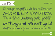 Lu Px natural handwriting font, a Script Font by Letradora (Thumbnail 2 of 4)