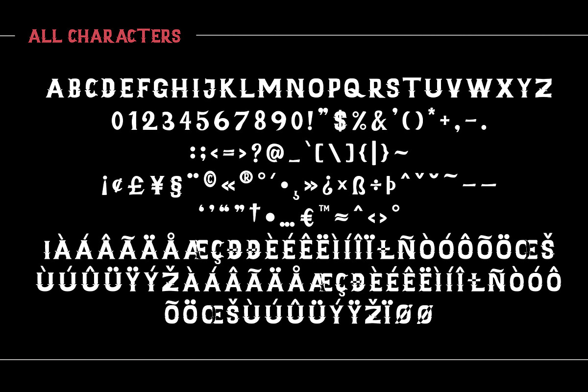 Highand – Gothic Font, a Serif Font by Craft Supply Co. (Photo 5 of 8)