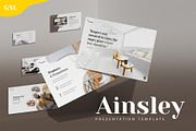 Ainsley - Furniture Google Slides, a Presentation Template by Jegtheme (Thumbnail 1 of 4)