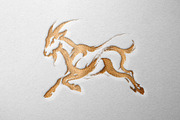 Year of the Goat 2027 Ink Brush Set, an Object Graphic by Xenialien (Thumbnail 3 of 4)
