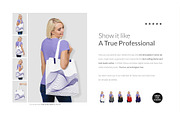 Canvas Tote Bag Mock-ups Set DEMO, a Books & Magazine Mockup by Apparel_Mockups (Thumbnail 7 of 22)