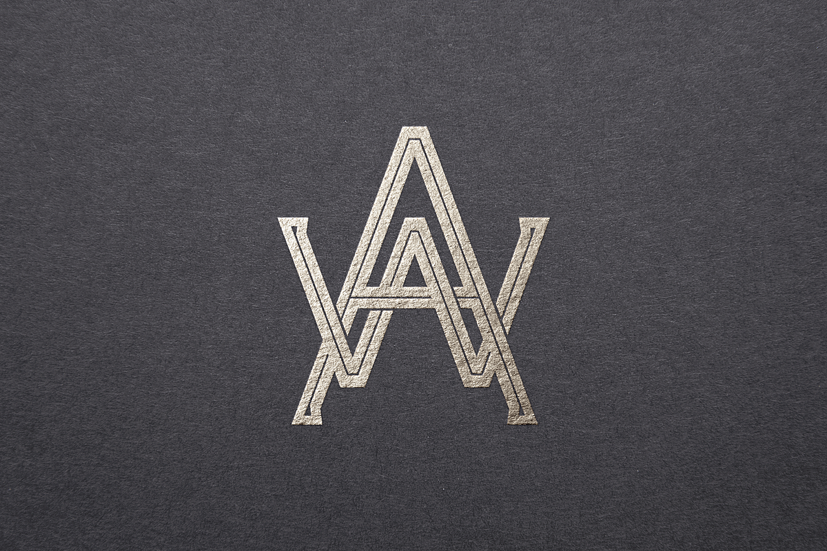 AW WA Monogram Logo, a Branding & Logo Template by Alphabet Agency (Photo 2 of 4)