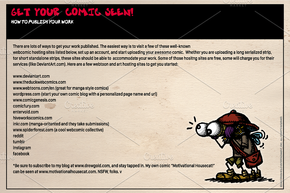 Comic Strip Kit By Fuzzy Poet, a Presentation Template by Fuzzy Poet by DG2 (Photo 13 of 14)