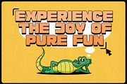 Joyful Chase - Playful Display Font, a Sans Serif Font by Littlehand (Thumbnail 2 of 8)