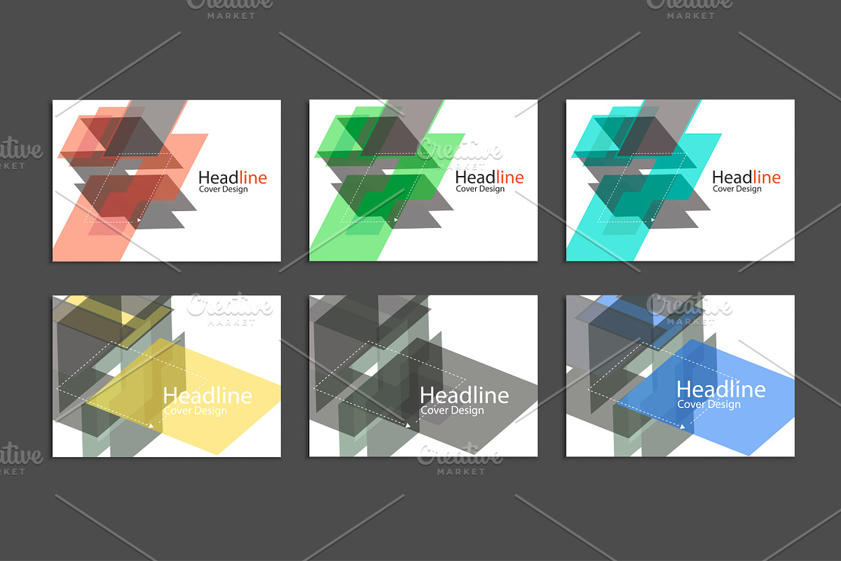 Abstract polygon design, a Brochure Template by Haisonok