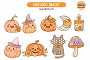 Groovy Halloween Clipart, an Illustration by TatiMockup (Thumbnail 3 of 6)
