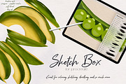 Sketch Box for Procreate, a Brush Add-On by Liquid Amethyst Art (Thumbnail 3 of 8)