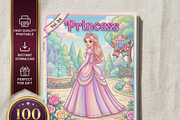Magical Princess Coloring Book Vol34, a Person Illustration by ikarifq shop (Thumbnail 1 of 7)