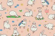 Yoga Llama, an Animal Illustration by GooseFrol (Thumbnail 8 of 8)