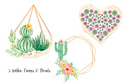 Watercolor Mexican Llamas & Cacti, an Animal Illustration by MayaNavits (Thumbnail 9 of 12)