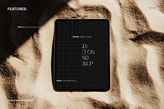 iPad Pro on Sand Mockup Set, an iPad Mockup by creatsy5 (Thumbnail 3 of 6)