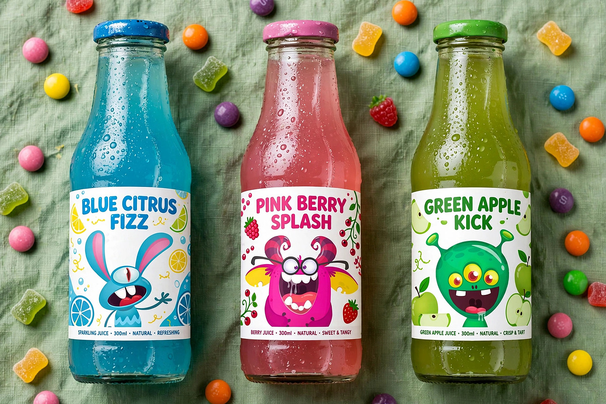 Fruity Frights - 6 Cute Monsters, a Decorative Illustration by D R A W K M A N (Photo 6 of 8)