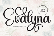 Evalyna | Script Font, a Handwritten Font by Scratchones (Thumbnail 1 of 9)