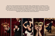 Masquerade Noir, a Beauty & Fashion Photo by AI Petr Creative Agency (Thumbnail 2 of 7)