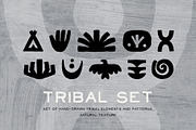 TRIBAL SET | Graphic collection, a Decorative Illustration by katieromanoff_art (Thumbnail 1 of 12)