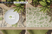 Kraft Paper Placemat Mockup, an Advertising Mockup by SD Mockup (Thumbnail 3 of 3)