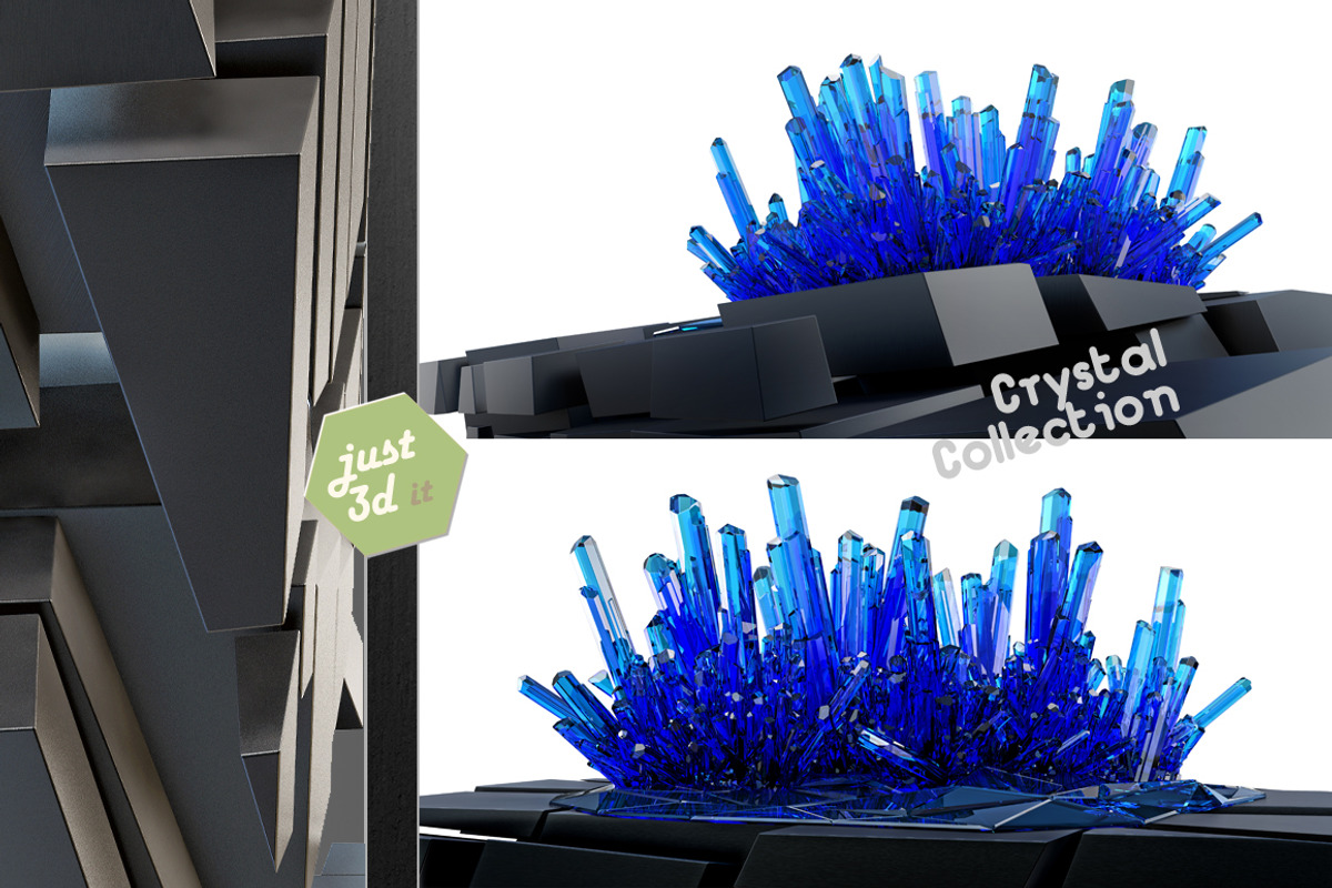 Cool blue Meth crystals preview 2