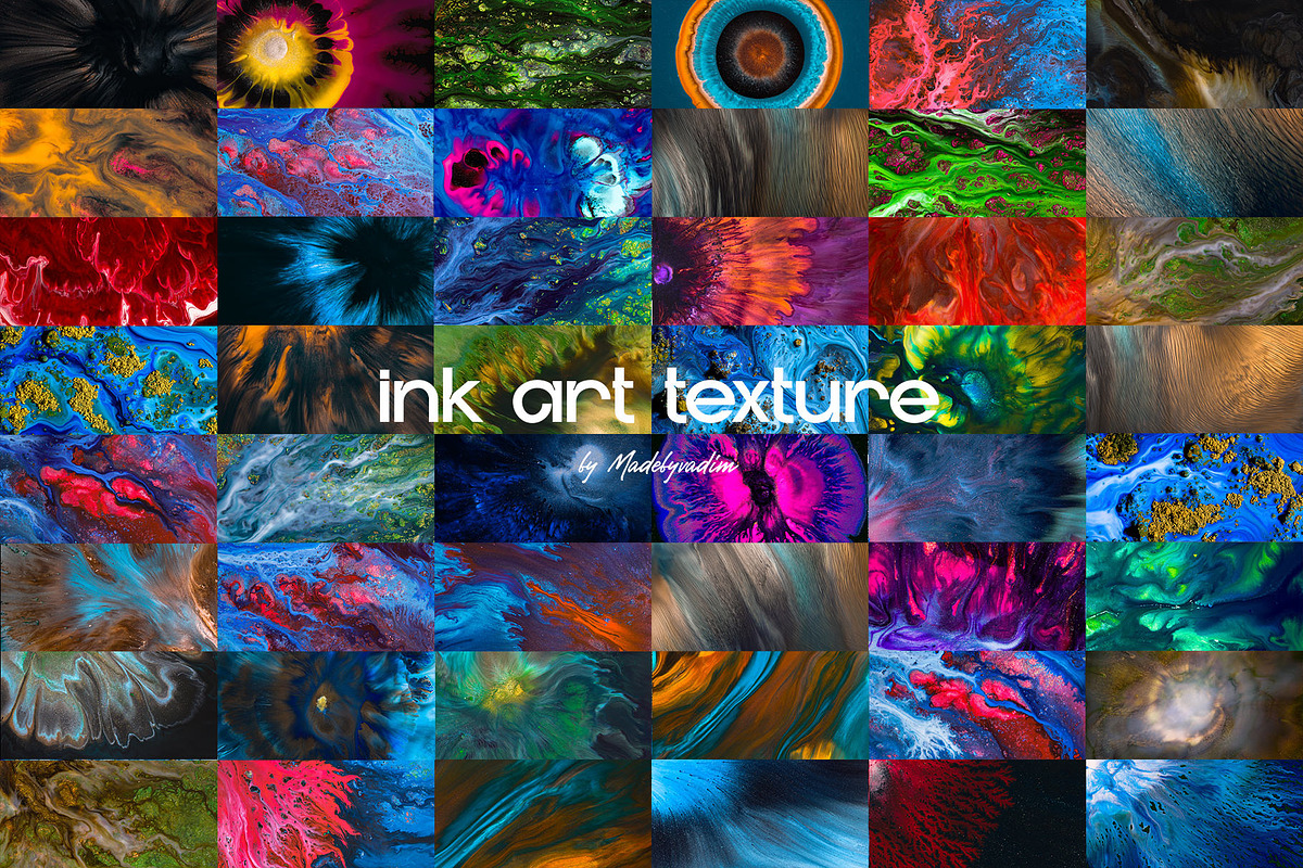 Ink Art Textures - 115 hi-res images, a Texture Graphic by Madebyvadim (Photo 13 of 14)