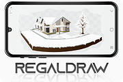 House in winter with covered tree., a Seasonal Illustration by regalDRAW (Thumbnail 2 of 3)
