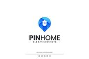 Gradient Modern Pin House Logo, a Branding & Logo Template by Artnivora.Std (Thumbnail 1 of 4)