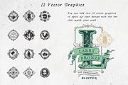 Vintage Monogram Logo Complete Pack, a Branding & Logo Template by lups design (Thumbnail 7 of 7)