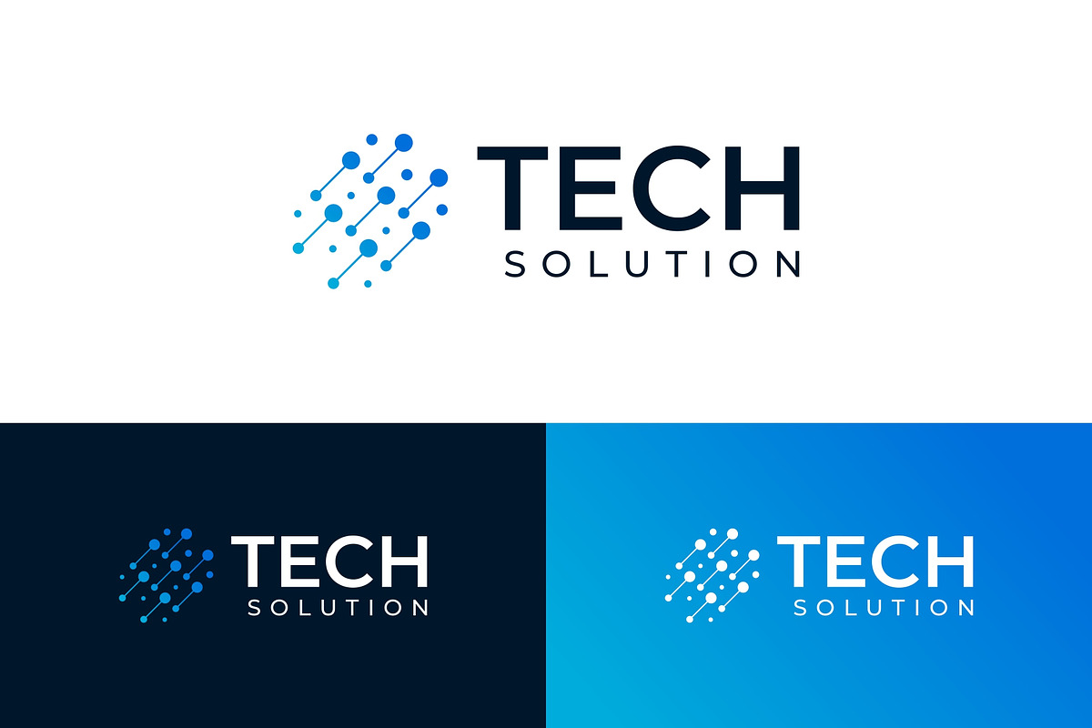 Technology Neural Network Logo, a Branding & Logo Template by ika trisiana (Photo 1 of 2)