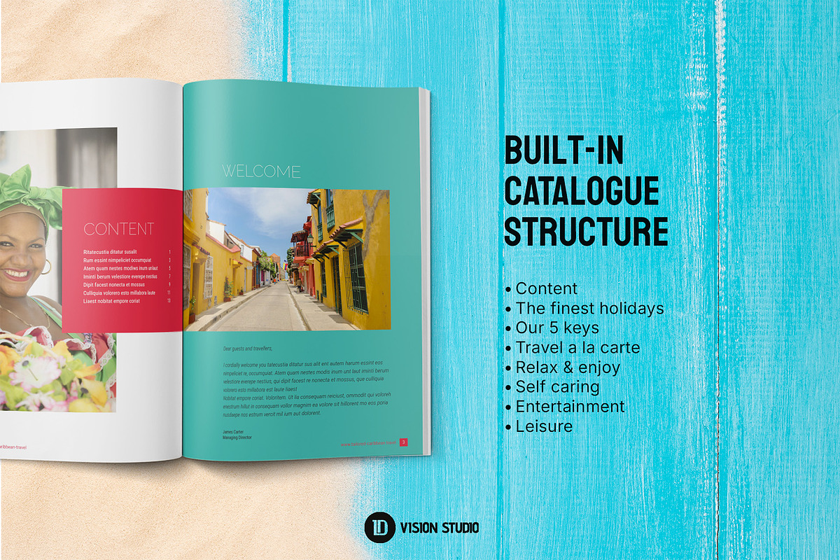 Travel Template Canva InDesign, a Brochure Template by ID Vision Studio (Photo 5 of 16)