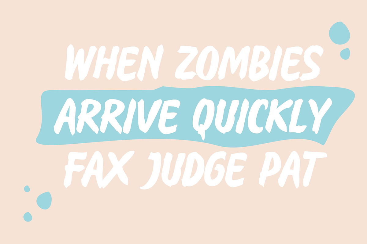 Ojero -  Retro Brush Font, a Font by dexsarharryfonts (Photo 2 of 10)