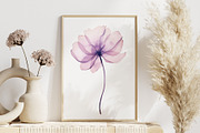 Watercolor Translucent Flower Vector, a Pattern Graphic by Deckar_art (Thumbnail 5 of 5)