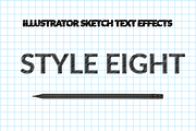 Illustrator Sketch Text Effects, a Layer Style Add-On by Carlos Fernando (Thumbnail 13 of 15)