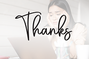 Overthinking | Script Font, a Handwritten Font by Scratchones (Thumbnail 8 of 8)