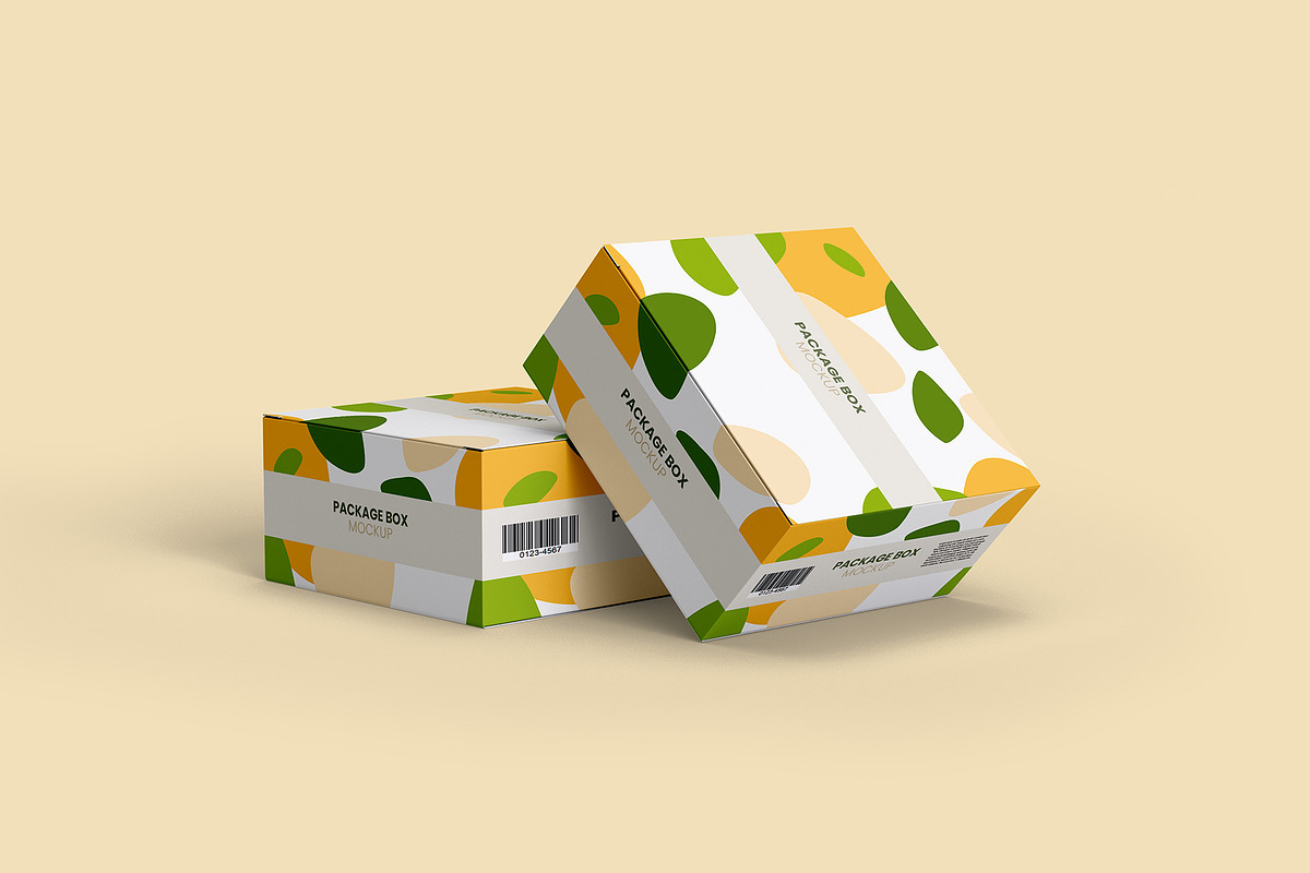 Package Box Mockup - 7 views, a Packaging Mockup by Illusiongraphic (Photo 6 of 19)