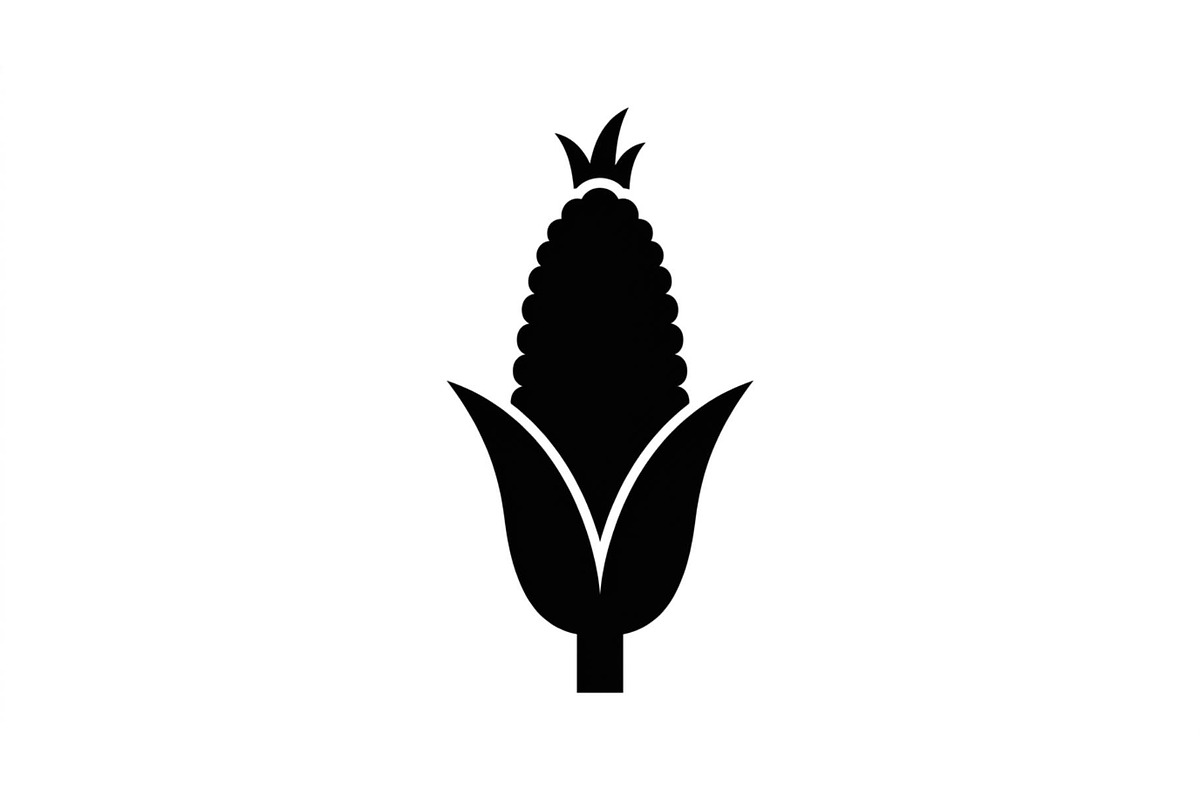 Fresh Corn Cob Silhouette Variety, an Object Graphic by Designer_Momina (Photo 2 of 3)