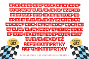 Rocket Track Modern Racing Font, a Sans Serif Font by timelesstype.co (Thumbnail 18 of 20)