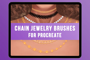 Procreate Chains Jewelry Brushes