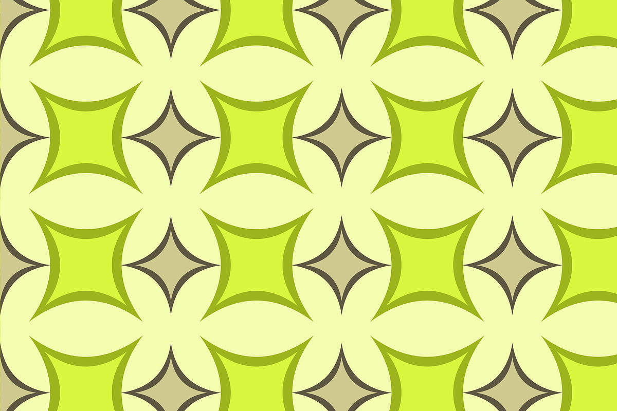 Tiger Grass Geometric Seamless, a Pattern Graphic by Sharon Schwalbe (Photo 3 of 3)