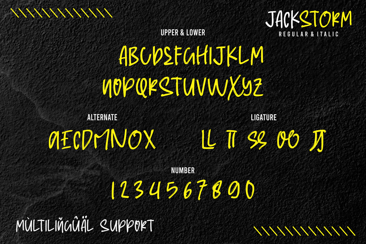 Jackstorm, a Handwritten Font by Fachranheit Studio (Photo 7 of 8)