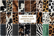 90 Furr Leather Seamless Patterns, a Pattern Graphic by mkStudioLab (Thumbnail 1 of 4)