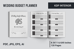 Wedding Budget Planner KDP Interior