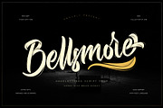 Bellsmore Brush Script, a Script Font by Rochart (Thumbnail 1 of 18)