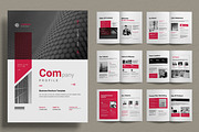 Company Profile Layout Template, a Brochure Template by ContestDesign (Thumbnail 1 of 3)