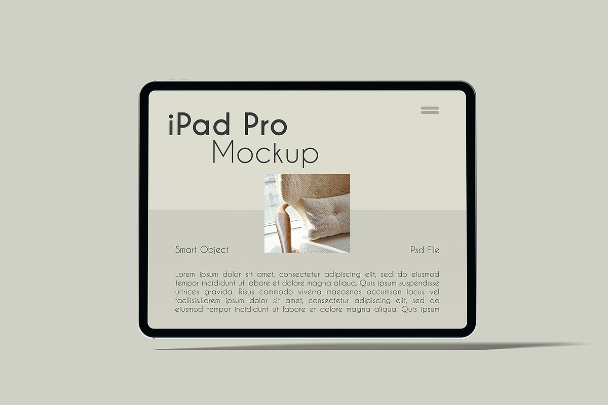 iPad Pro Mockup, an iPad Mockup by Graphicbars (Photo 7 of 25)