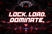 Mecha Core Futuristic Gaming Font, a Sans Serif Font by mesuka (Thumbnail 2 of 5)